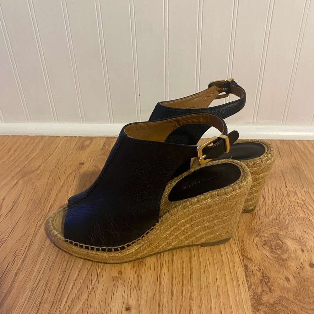 Chic Black and Tan Wedge Shoes for Effortless Elegance